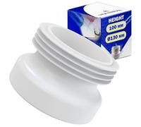 Manguito WC Conexión WC Plástico Flexible Ø130x100mm - Garantía de 10 Años