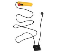 Manija de Control para Polipasto Eléctrico con Botón de Emergencia | Pieza de Plástico con Cable de 3 Metros, Doble Reinicio Integrado, para Taller y Fábrica