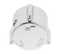 Manija de Grifo de Metal para Cocina y Baño, Plata | Aleación y Metal, Acabado Liso Efecto de Color, Recambio Duradero para Fregadero, Tapón de Lavabo