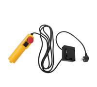 Manija de Polipasto Eléctrico con Parada de Emergencia y Doble Reset | Pieza de Plástico, Cable de 3 Metros, Uso en Taller y Reparaciones Domésticas