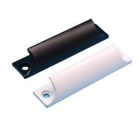 Manija de puerta de aleación de aluminio, tirador de puerta de balcón, ventana, perilla for muebles(Black)