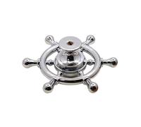 Manija del cajón del gabinete Rueda giratoria, Bright chrome | Herrajes simples para muebles para armarios de cocina, aparadores, tiradores de puertas de cajones fáciles de