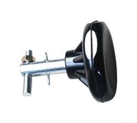Manija Horno 0.95cm Repuesto Puerta Estufa para leña Mango Metal Plástico para fácil Instalación Calefacción Hogar(1.1cm)