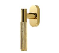 Manilla para Ventana Manija de cerradura ventana moleteada latón, palanca abatible alta seguridad, accesorios for puertas y ventanas diseño moderno(C01-191CA-PVD)