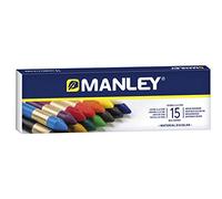 Manley Ceras blandas – Caja x15 colores surtidos