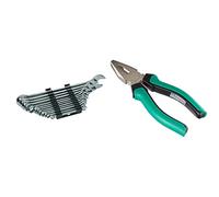 Mannesmann M19652 Juego de 12 llaves combinadas 6 a 22 CV + M10936 Alicates universales 6"
