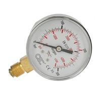 MANOMETRO 315 BAR D.63 G1/4" OXIGENO - GAS