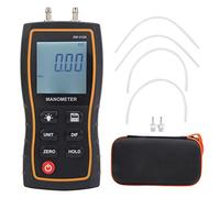 Manómetro digital Manómetro Presión diferencial Hvac de mano con pantalla LCD retroiluminada Soporte de unidad múltiple para inspección del de ventilación