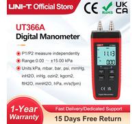 Manómetro Digital UNI-T UT366A, medidor de presión de aire, Detector diferencial de presión portátil, dispositivo de medición de presión UT366A