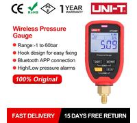 Manómetro Inalámbrico UNI-T UT336P -1 a 60 bar con Registro de Datos Fuera de Línea para Medición de Presión en Sistemas de Refrigeración y Bombas de Calor UT336P