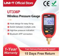Manómetro Inalámbrico UNI-T UT336P con Bluetooth y Aplicación, Medidor de Alta Presión para Sistemas de Aire Acondicionado y Refrigeración UT336P