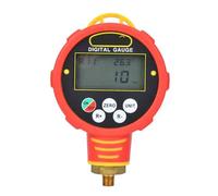 Manómetro, Medidor de inflado de presión de aire Digital R32, 1/8 pulgadas NPT 10MPa probador monitoreo de inflado 100bar herramienta de refrirante de aire acondicionado(High pressure)