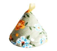 Manopla para el mango de la tapa de la olla - Soporte de tela de algodón de 14 g, de perilla triangular, agarrador de sartén resistente al calor | Cubierta antiescaldaduras de la cocina durable