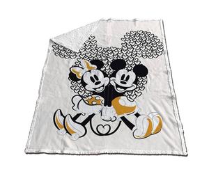 Manta coralina sherpa mickey & minnie disney 130x170cm