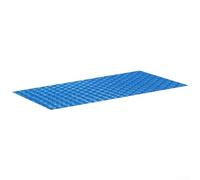 Manta de aislamiento solar azul resistente para piscina, spa, ideal para reducción de evaporación de retención de calor, fácil de usar, película protectora de lona (260 x 170 cm)