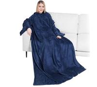 Manta de Lana Mangas de Pavilia | Cálida, Acogedora, Extra Suave, Funcional y Ligera