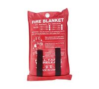 Manta Ignífuga de Fibra de Vidrio 180 x 200 cm - Manta Resistente al Fuego - Mantas de Emergencia Duradera - Mantas de Supervivencia Grado A - Cobija Cortafuego - Kit de Seguridad Contra Incendios