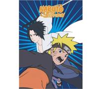 Manta polar de Naruto y Sasuke Naruto Shippuden para sofá - 100x140cm - Aymax regalo para niños