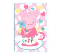 Manta Polar Peppa Pig Hearts 150x100 CM 80552