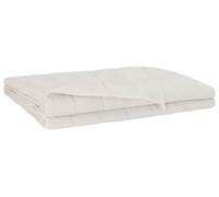 Manta ponderada blanca de vidaXL, 220 x 240 cm, 11 kg, 100% algodón, modelo 205T