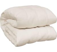 Manta ponderada color crema claro, 200x225 cm, 13 kg, de tela