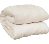 Manta ponderada color crema claro, 220x260 cm, 11 kg, de tela