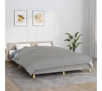 Manta ponderada gris de la marca The Living Store, de 200x200 cm y 13 kg de peso, con cubierta de tela