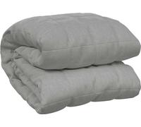 Manta ponderada gris de vidaXL, 155x220 cm, 11 kg, de tela
