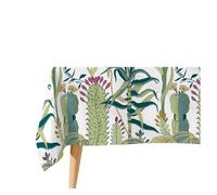 Mantel antimanchas jungle - 100% algodón - 150x150 cm