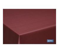 Mantel antimanchas resinado 1,40 x 1,40 m 50 % alg 50 % pol granate