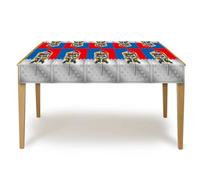 Mantel con diseño de caballeros y escudos, 180 x 130 cm , color/modelo surtido
