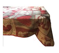 Mantel de Navidad Antimanchas y Lavable Medida 150x300 - Mod.11123, de Lanovenanube