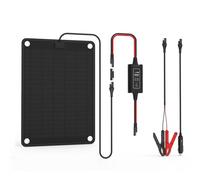 Mantenedor de cargador de batería solar, cargador de batería de remolque de volquete, mantenedor de batería, cargador de remolque, kit de panel solar de 10 W, controlador de carga MPPT, para gel AGM