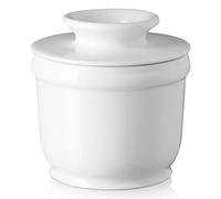Mantequera de Porcelana, DOWAN Mantequera Francesa con Tapa para Mantequilla Fresca Suave, Recipiente para Mantequilla con Sabor Fresco, para la Manteca del Desayuno