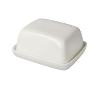 Mantequera de porcelana esmaltada blanca Kaiser