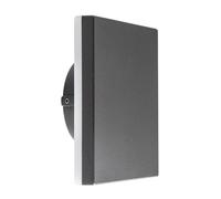 Mantra Iluminación Aplique para exterior LED Bora angular, gris oscuro