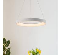 Mantra Iluminación Lámpara colgante LED inteligente Niseko II, Ø 38 cm, blanca, CCT, atenuable