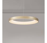 Mantra Iluminación Lámpara colgante LED inteligente Niseko II, Ø 50 cm, color dorado, CCT