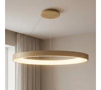 Mantra Iluminación Lámpara colgante LED inteligente Niseko II, Ø 65 cm, color dorado, CCT