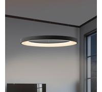 Mantra Iluminación Lámpara colgante LED inteligente Niseko II, 50 cm, negra, CCT, atenuable