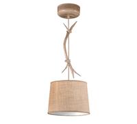 Mantra Iluminación Lámpara colgante Sabina con pantalla textil, 1 luz, 30 cm