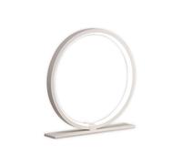 Mantra Iluminación Lámpara de mesa LED Kitesurf, aluminio, Ø 19,3 cm, blanco