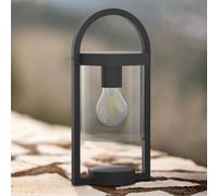 Mantra Iluminación Lámpara de mesa Maya en gris oscuro para exteriores, IP65