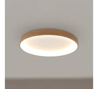 Mantra Iluminación Lámpara de techo LED Niseko II CCT control remoto Ø50cm color madera