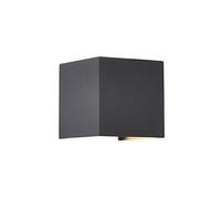 Mantra Iluminación Aplique LED para exterior Davos angular, encendido/apagado, gris oscuro