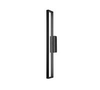 Mantra Iluminación. Modelo DURBAN. Aplique rectangular de 67 cm fabricado en poliestireno acabado en color negro