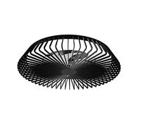Mantra Ventilador y plafón de techo Himalaya 63 cm Ventilador 35W LED 70W 2700–5000K Negro 7121