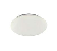Mantra Iluminación. Modelo ZERO II. Plafón de techo en forma circular de 33 cm de diámetro en color blanco. Fuente de luz LED de 24W 3000K 1600lm
