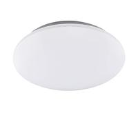 Mantra Iluminación. Modelo ZERO II. Plafón de techo en forma circular de 48 cm de diámetro en color blanco. Fuente de luz LED de 50W 5000K 3800lm