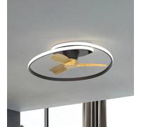 Mantra Lámpara de techo Ocean 1x60 W negro-madera 8236